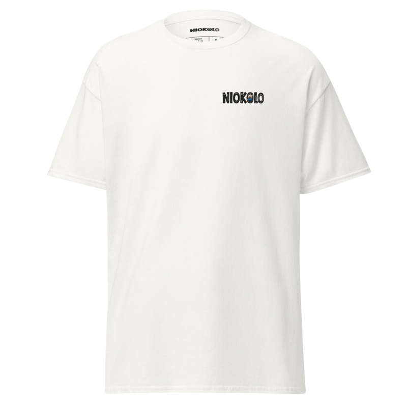 T-shirt Niokolo-Koba imprimé au dos, coloris blanc, vu de face