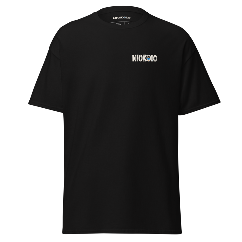 T-shirt Niokolo-Koba imprimé au dos, coloris noir, vu de face
