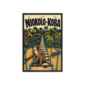 Niokolo-Koba — affiche encadrée, cadre noir