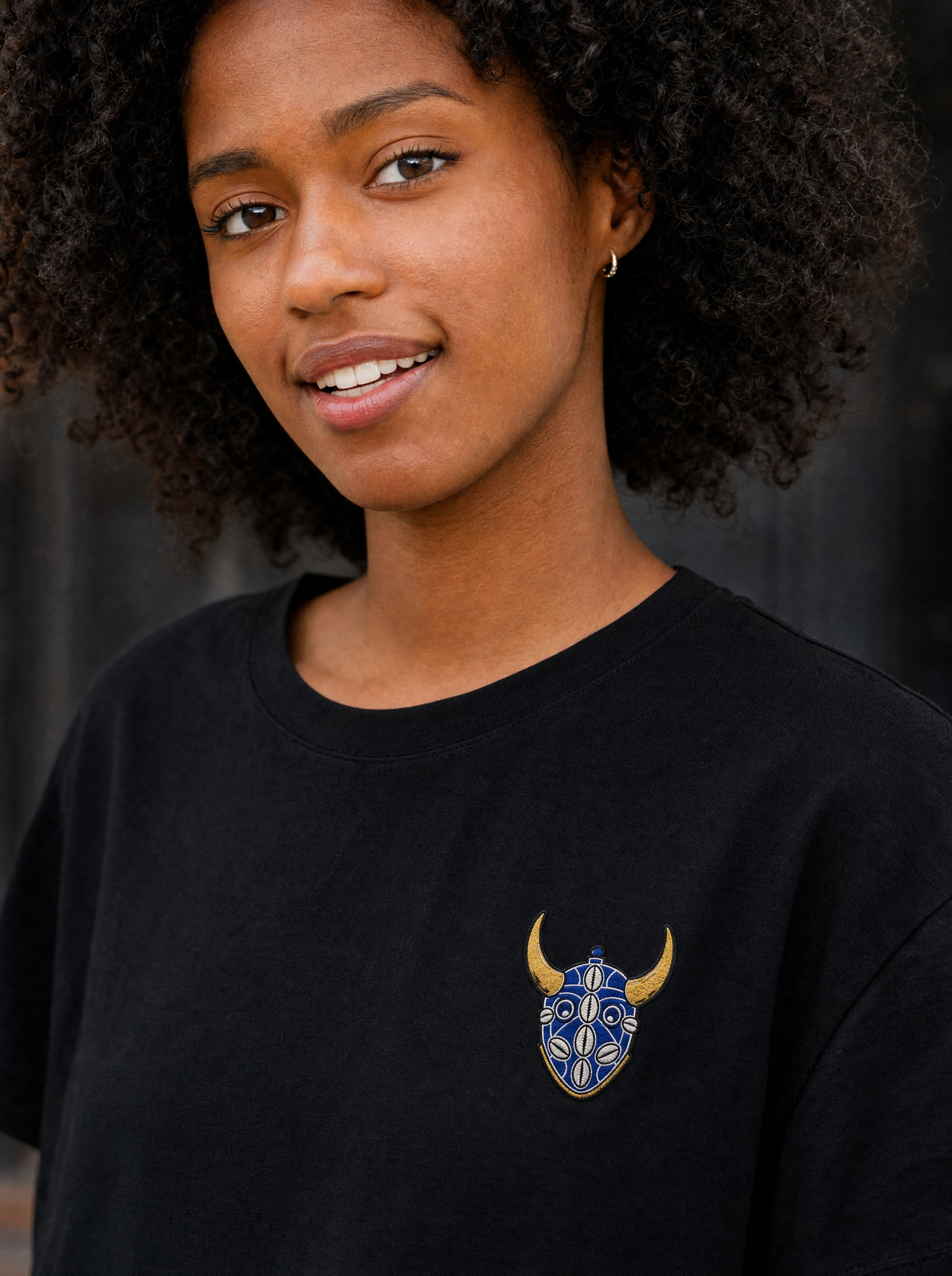 Tee ecusson ejumba Casamance brode - Niokolo