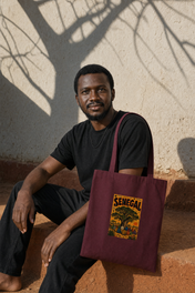 Senegal Poster Tote — portée, photoshoot, sur place