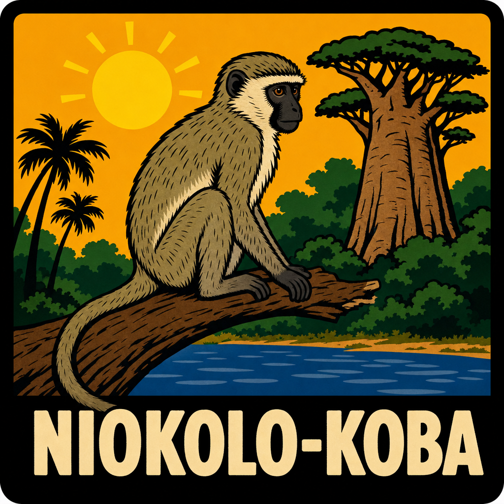 Niokolo-Koba Patch Tee — le dessin, fichier d'impression