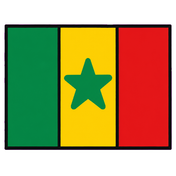 Senegal Flag Badge Hoodie — le dessin, fichier d'impression