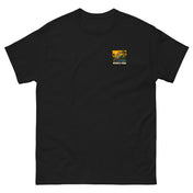 Tee Niokolo, patch Niokolo-Koba imprimé au cœur, coloris Noir, vu de face
