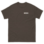 Tee Niokolo, logo Niokolo imprimé au cœur, coloris Chocolat, vu de face