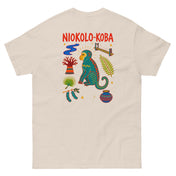 Tee Niokolo, éparpillé Niokolo-Koba imprimé dans le dos, coloris Sable, vu de dos