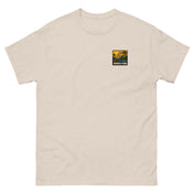 Tee Niokolo, patch Niokolo-Koba imprimé au cœur, coloris Sable, vu de face