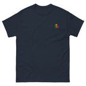 Tee Niokolo, écusson carte du Sénégal brodé au cœur, coloris Marine, vu de face