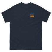 Tee Niokolo, patch Sénégal imprimé au cœur, coloris Marine, vu de face