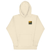 Hoodie Niokolo, patch Niokolo-Koba imprimé au cœur, coloris Sable, vu de face