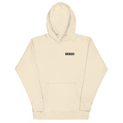 Hoodie Niokolo, éparpillé Niokolo-Koba imprimé dans le dos, coloris Sable, vu de dos