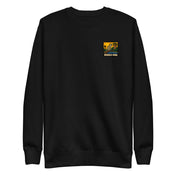 Sweat Niokolo, patch Niokolo-Koba imprimé au cœur, coloris Noir, vu de face