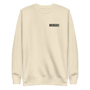 Sweat Niokolo, logo Niokolo imprimé au cœur, coloris Sable, vu de face