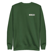 Sweat Niokolo, éparpillé Niokolo-Koba imprimé dans le dos, coloris Vert forêt, vu de face