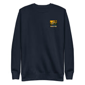 Sweat Niokolo, patch Niokolo-Koba imprimé au cœur, coloris Bleu marine, vu de face