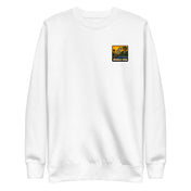Sweat Niokolo, patch Niokolo-Koba imprimé au cœur, coloris Blanc, vu de face