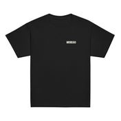 Tee enfant Niokolo, logo Niokolo imprimé au cœur, coloris Noir, vu de face